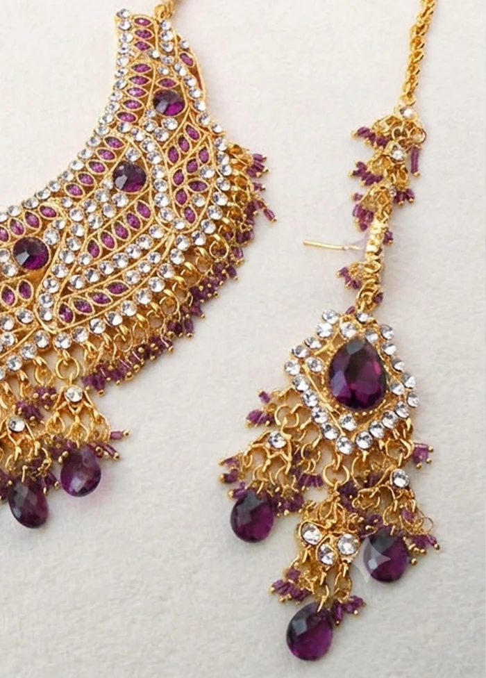 Multicolor Alloy Jewellery Set - Image 3