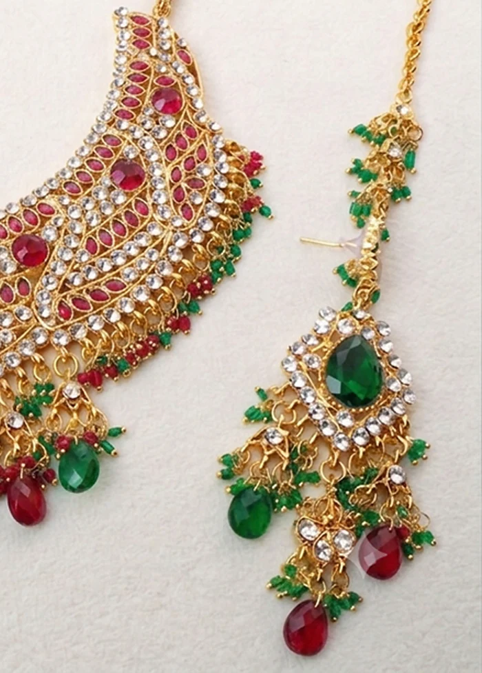 Multicolor Alloy Jewellery Set - Image 3