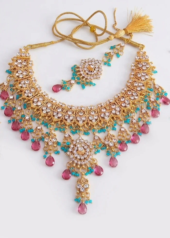 Multicolor Alloy Jewellery Set - Image 2