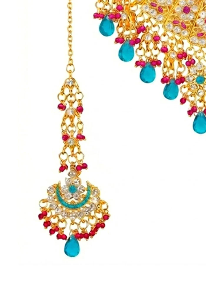 Multicolor Alloy Jewellery Set - Image 3
