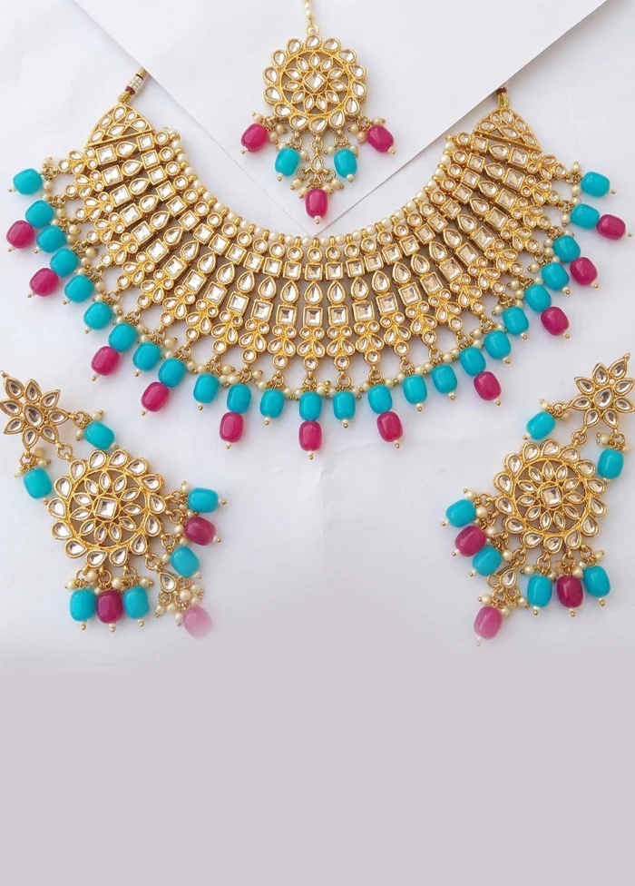 Multicolor Alloy Jewellery Set - Image 2