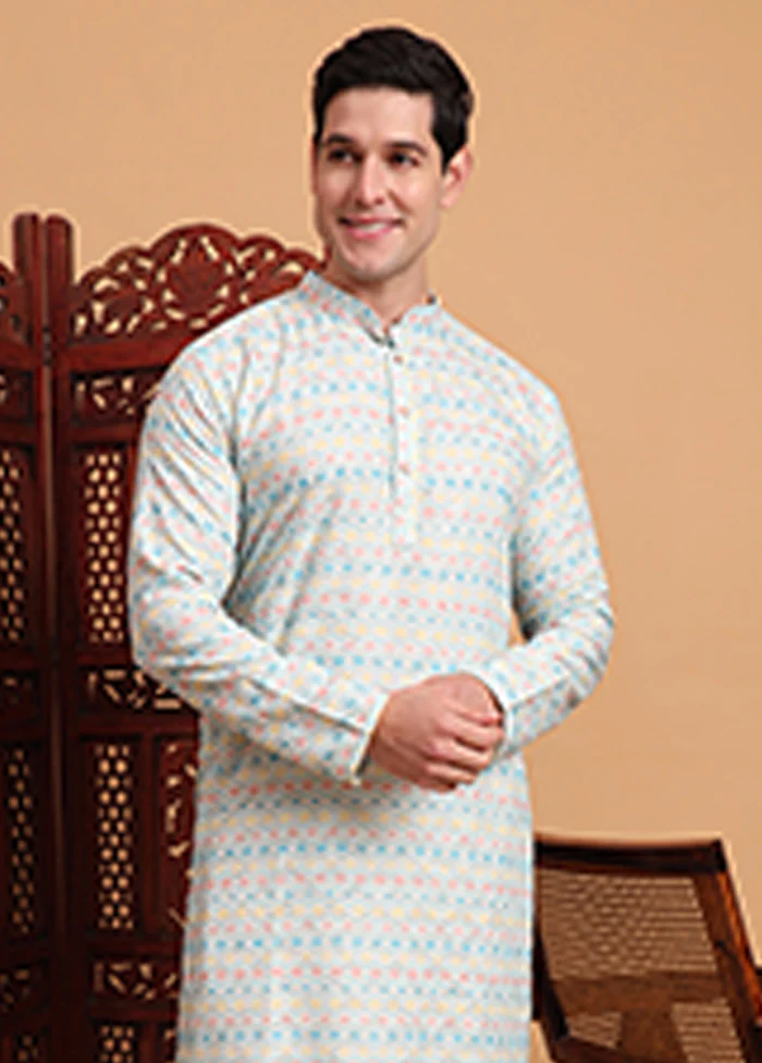 Multicolor Cotton Kurta - Image 2