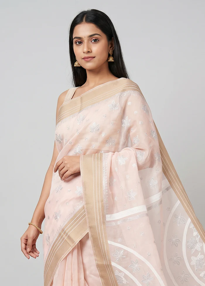 Multicolor Cotton Saree With Blouse Piece - Image 2