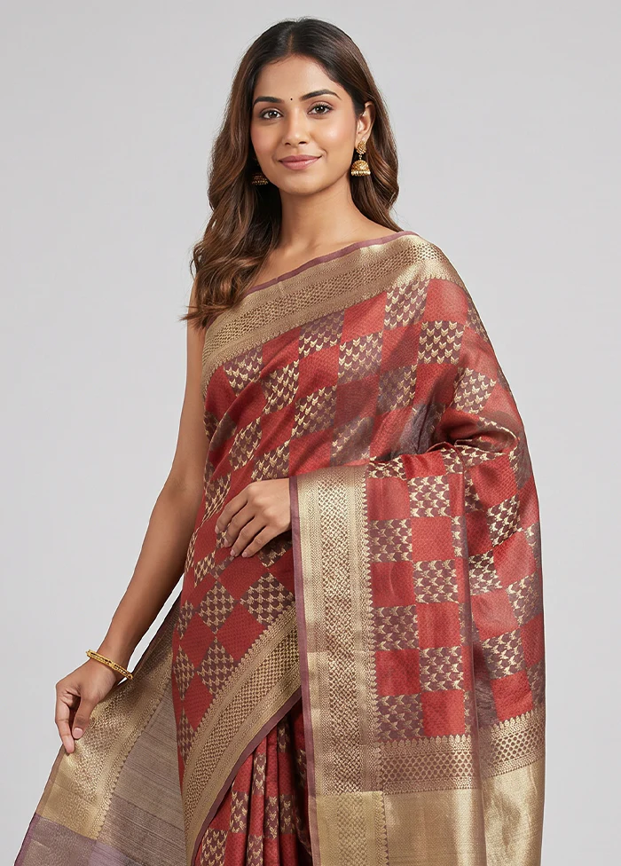 Multicolor Cotton Saree With Blouse Piece - Image 2