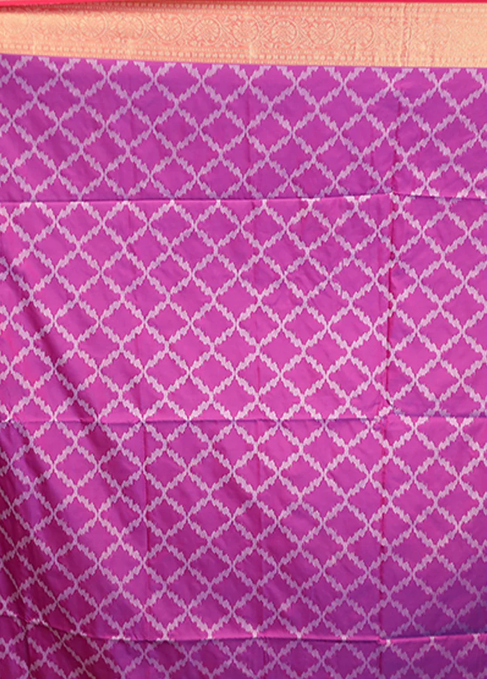 Multicolor Dupion Silk Saree With Blouse Piece - Image 5
