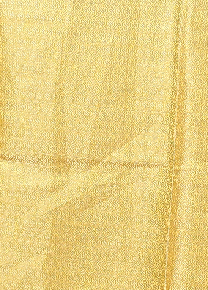 Multicolor Dupion Silk Saree With Blouse Piece - Image 5