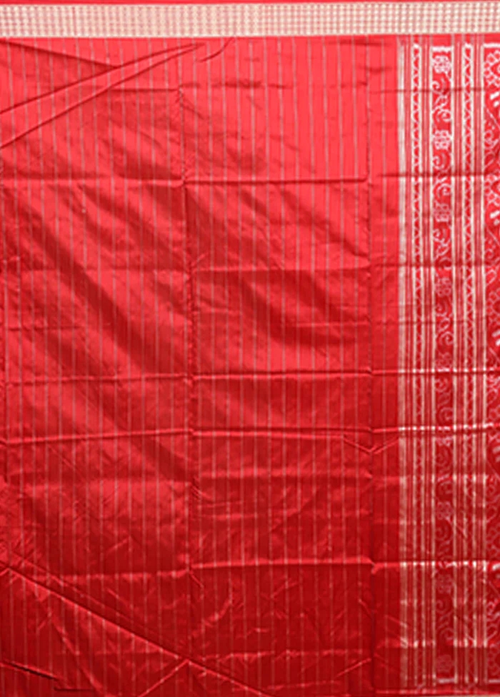 Multicolor Handloom Bomkai Pure Silk Saree With Blouse Piece - Image 5