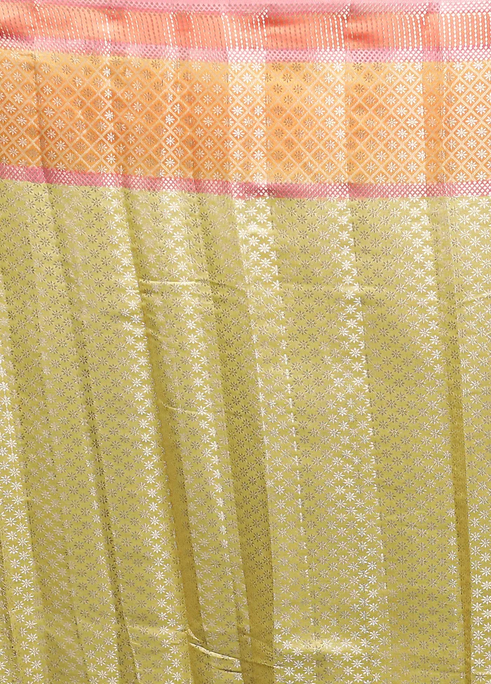 Multicolor Handloom Dupion Pure Silk Saree With Blouse Piece - Image 5