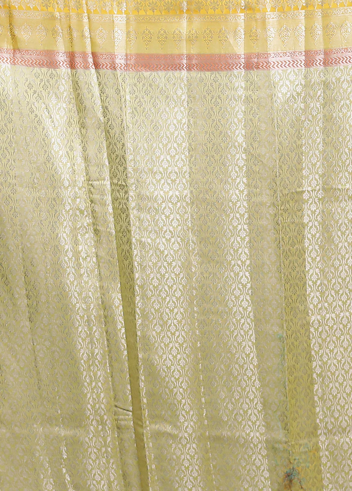 Multicolor Handloom Dupion Pure Silk Saree With Blouse Piece - Image 5