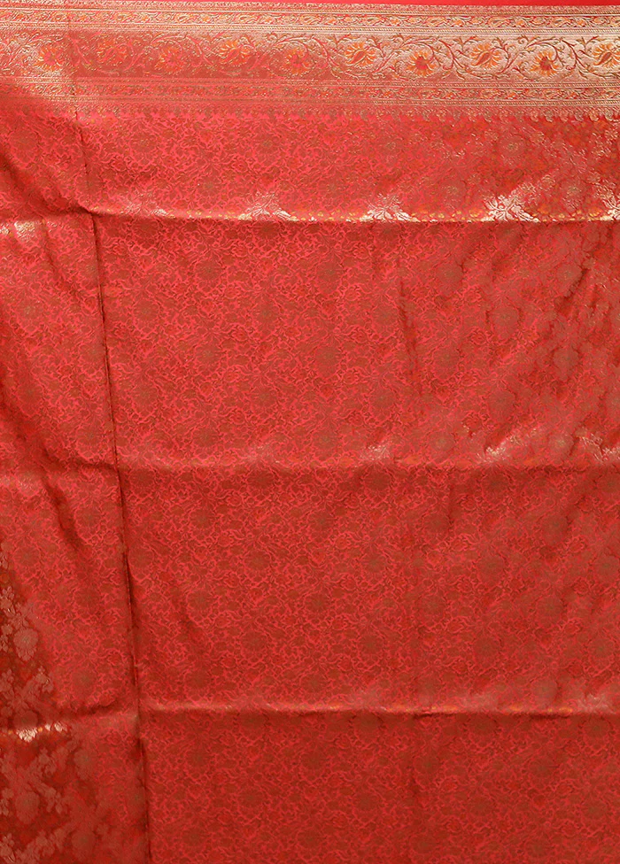 Multicolor Handloom Tanchoi Pure Silk Saree With Blouse Piece - Image 5