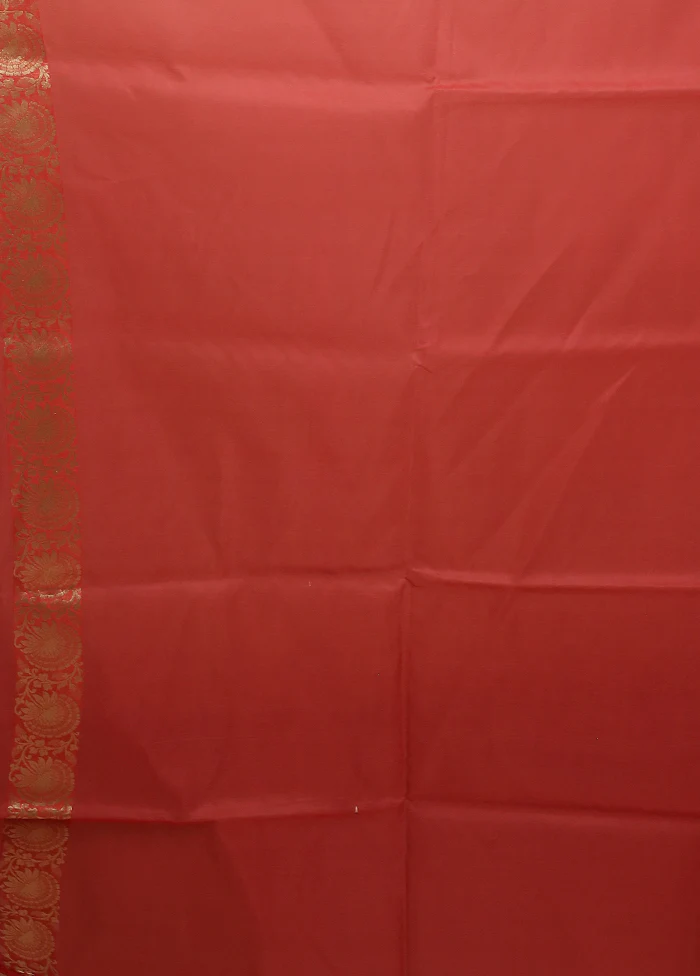 Multicolor Kora Silk Saree With Blouse Piece - Image 5