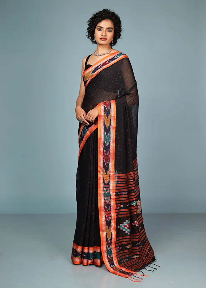 Multicolor Matka Silk Saree With Blouse Piece - Image 2