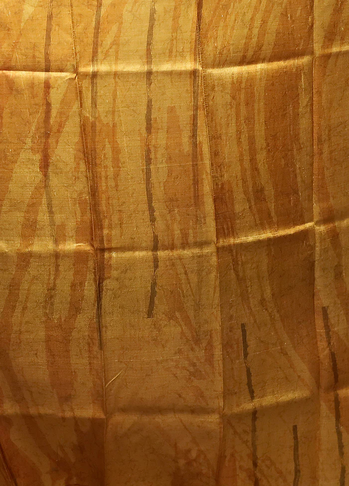 Multicolor Printed Pure Silk Saree Without Blouse Piece - Image 5