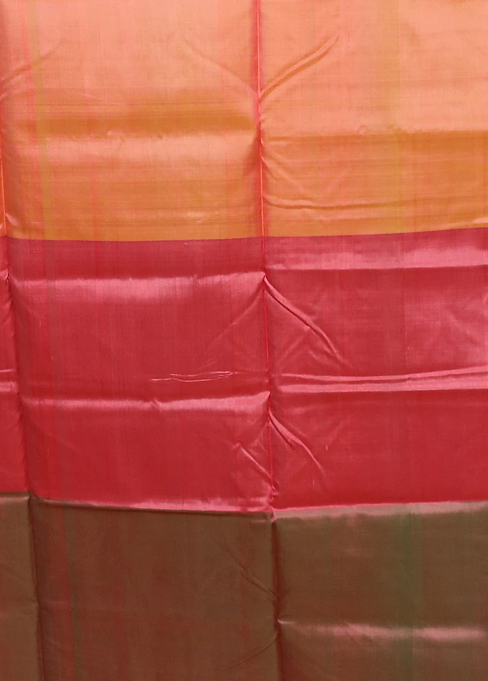 Multicolor Printed Pure Silk Saree Without Blouse Piece - Image 5