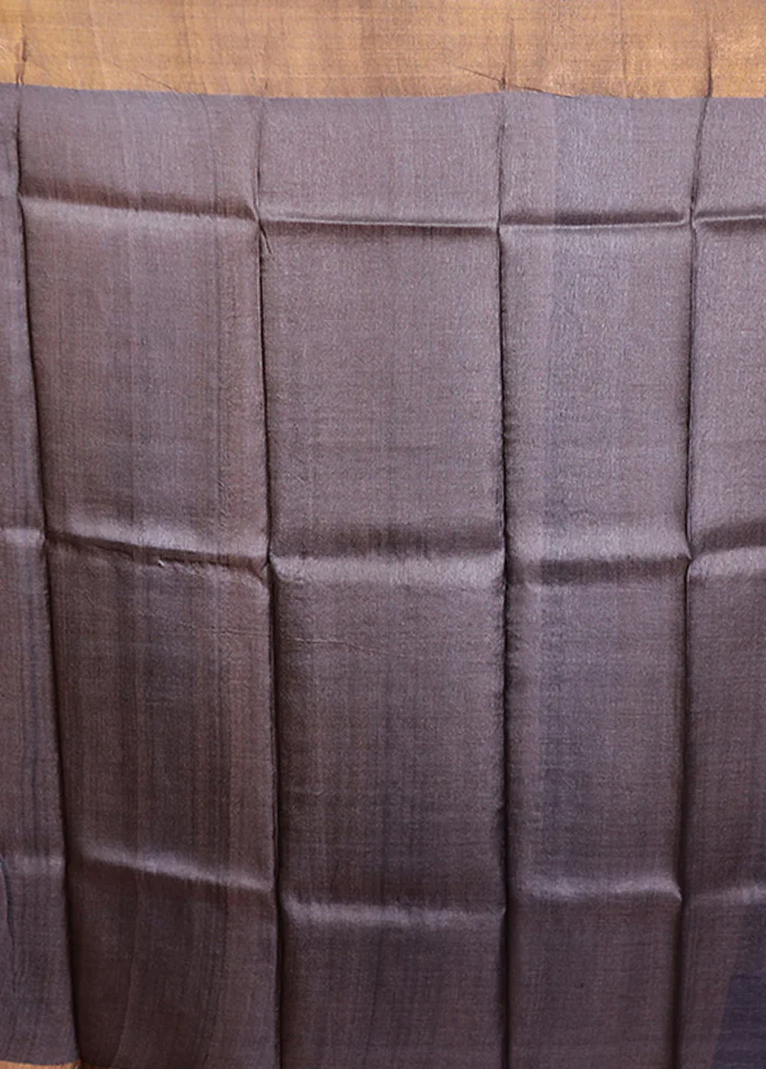 Multicolor Tussar Silk Saree With Blouse Piece - Image 5
