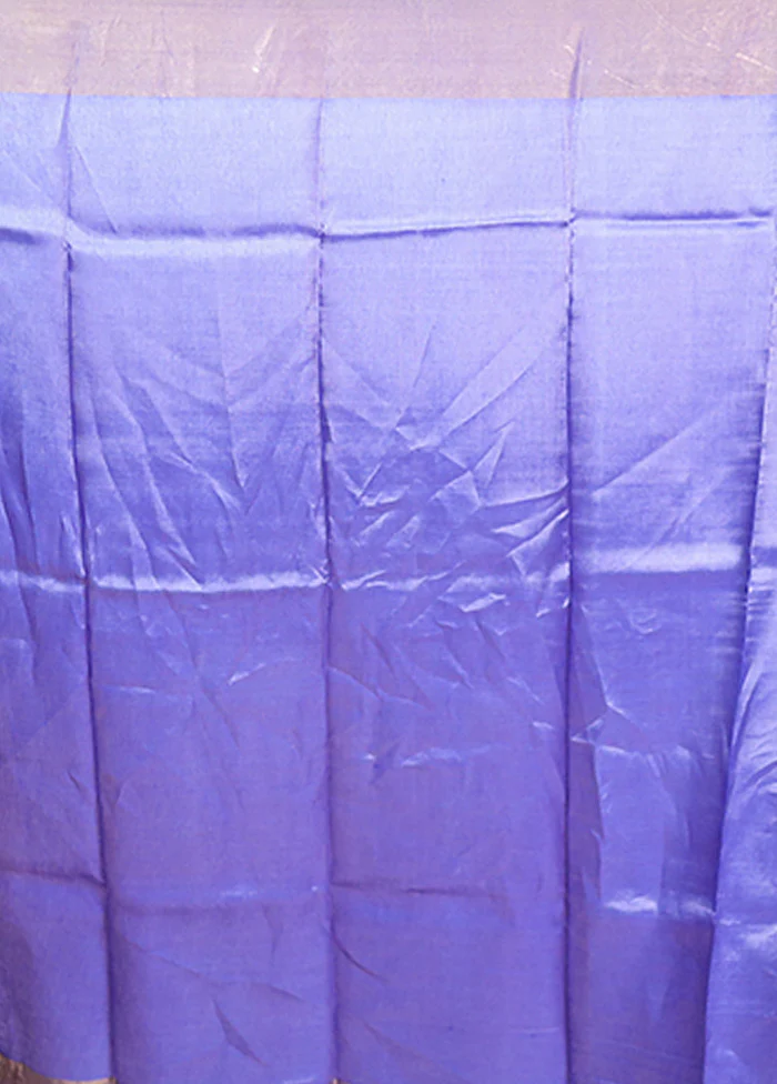 Multicolor Tussar Silk Saree With Blouse Piece - Image 5
