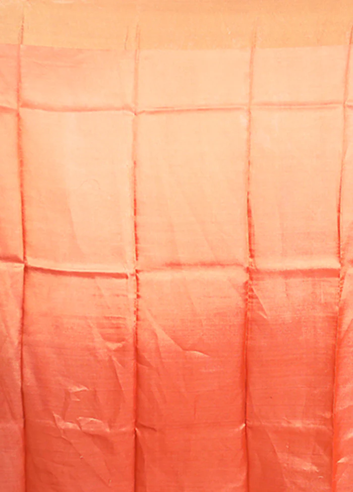 Multicolor Tussar Silk Saree With Blouse Piece - Image 5