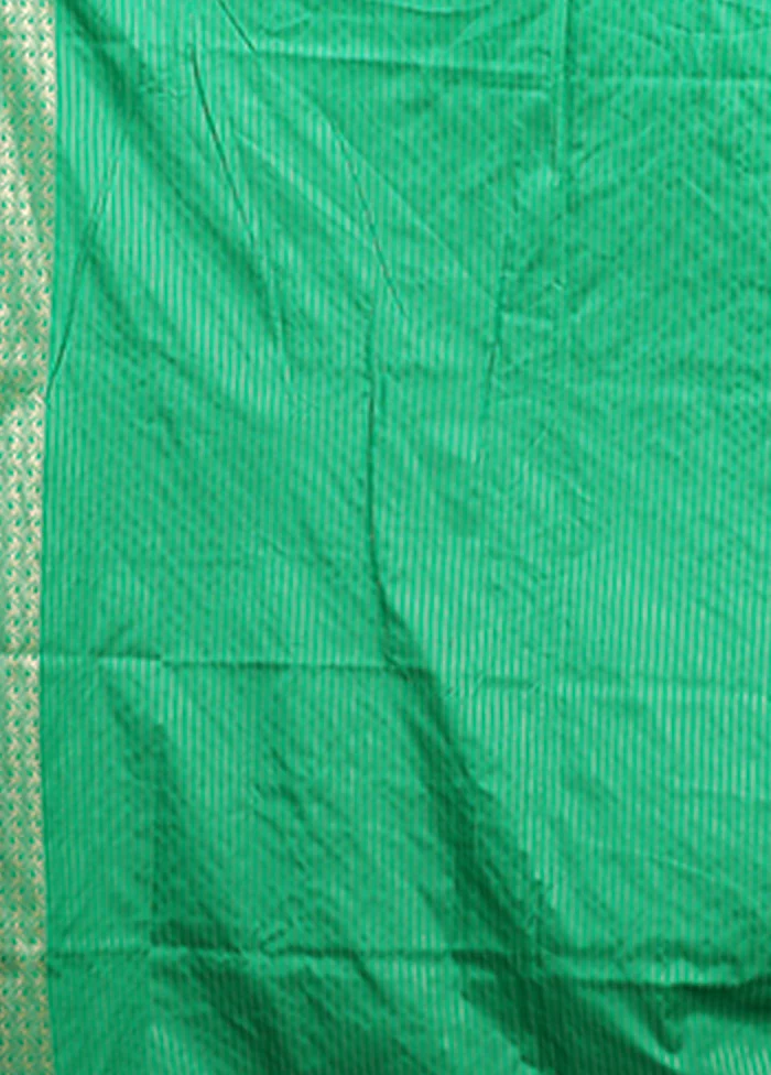 Multicolor Uppada Silk Saree With Blouse Piece - Image 5