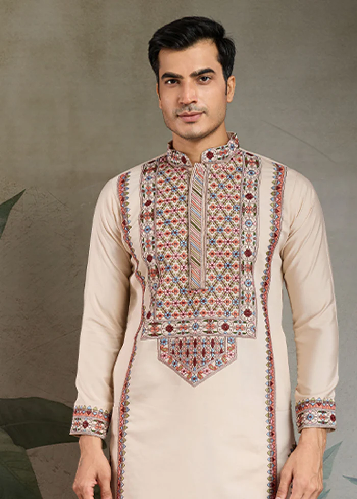 Multicolor Viscose Kurta - Image 2