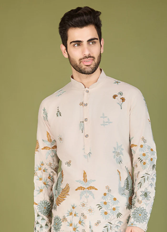 Multicolor Viscose Kurta - Image 2