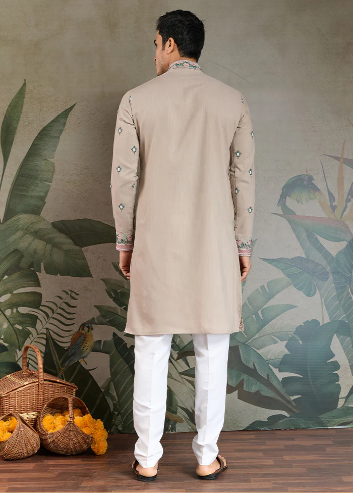 Multicolor Viscose Kurta - Image 3