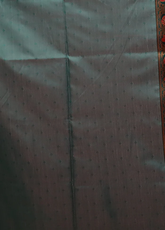 Pink Baluchari Silk Saree With Blouse Piece - Image 5