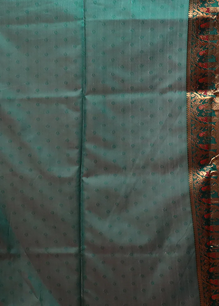 Pink Baluchari Silk Saree With Blouse Piece - Image 5