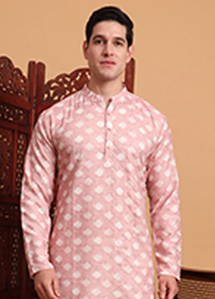 Pink Cotton Kurta - Image 2