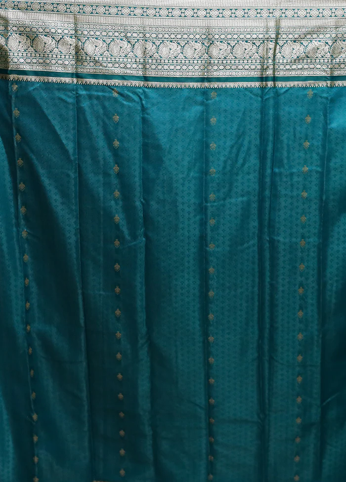 Pink Dupion Silk Saree With Blouse Piece - Image 5