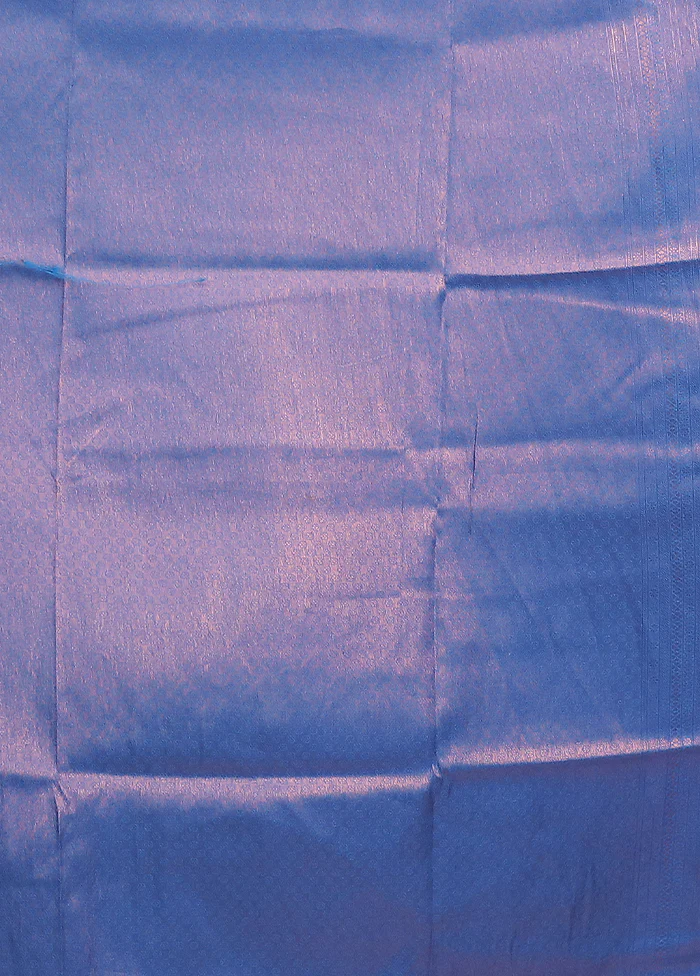 Pink Dupion Silk Saree With Blouse Piece - Image 5