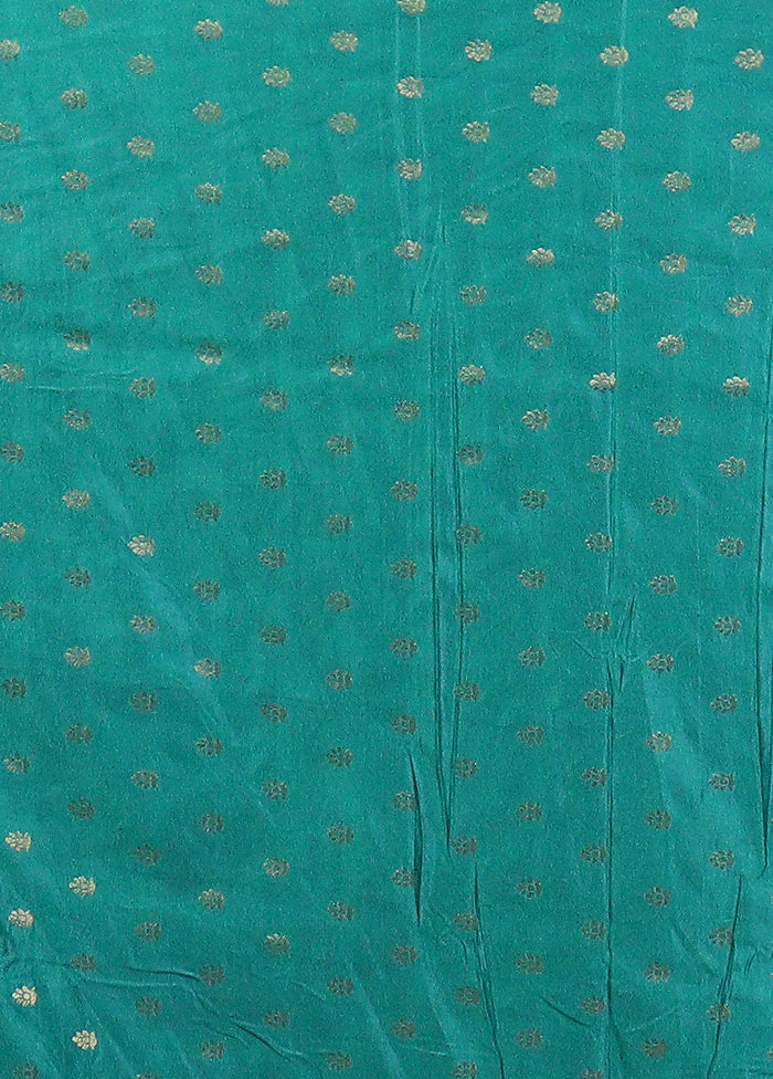 Pink Dupion Silk Saree With Blouse Piece - Image 5