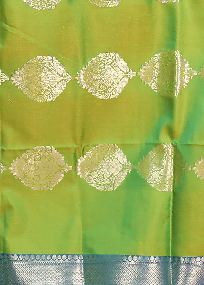 Pink Dupion Silk Saree With Blouse Piece - Image 5