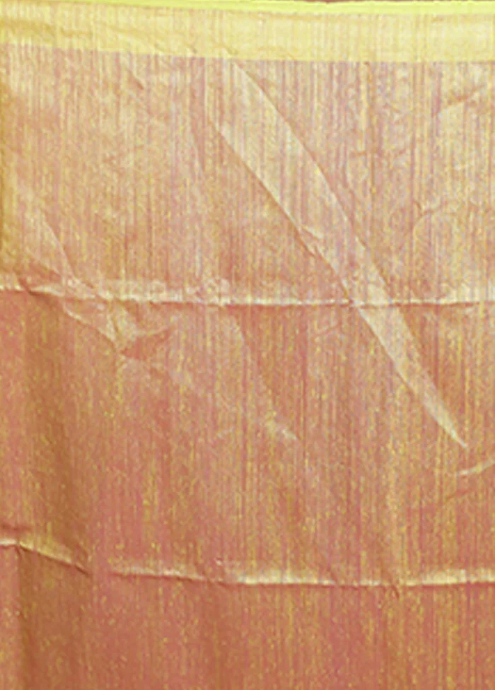 Pink Handloom Matka Pure Silk Saree With Blouse Piece - Image 5