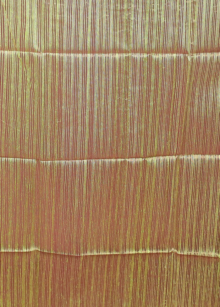 Pink Handloom Matka Pure Silk Saree With Blouse Piece - Image 5