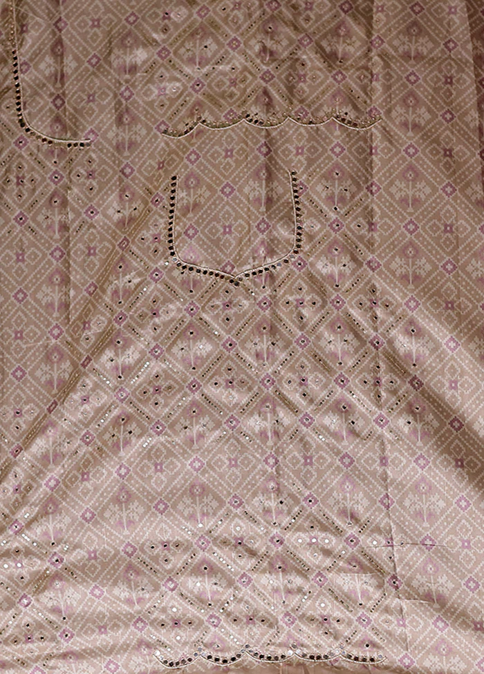 Pink Handloom Tussar Pure Silk Saree With Blouse Piece - Image 6