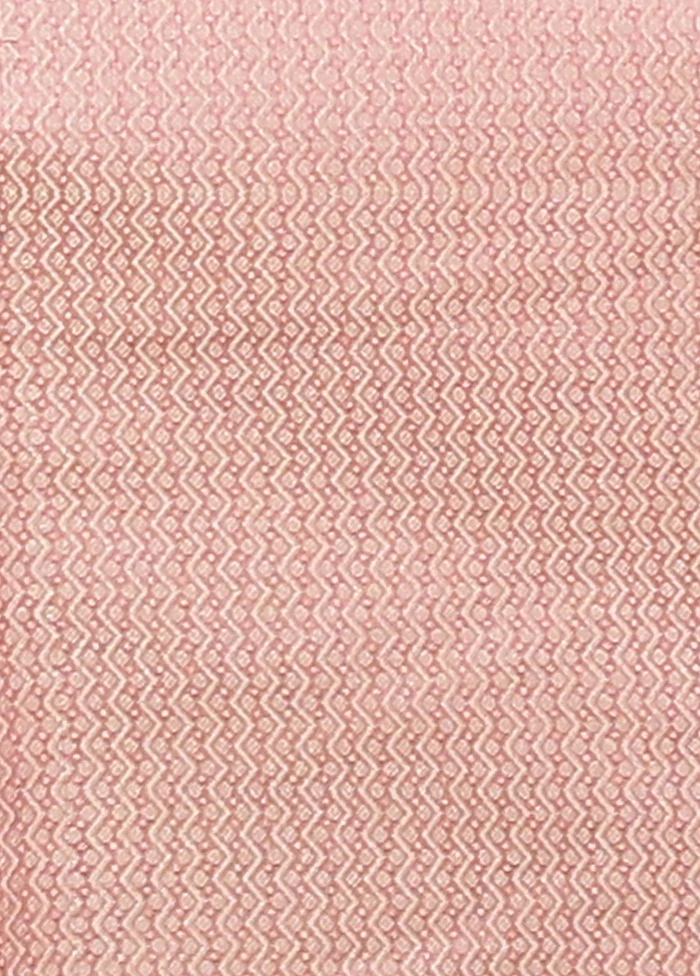 Pink Kota Cotton Saree With Blouse Piece - Image 5