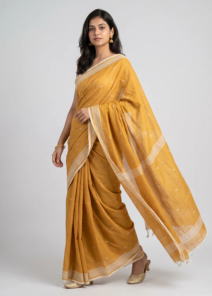 Pink Matka Silk Saree With Blouse Piece