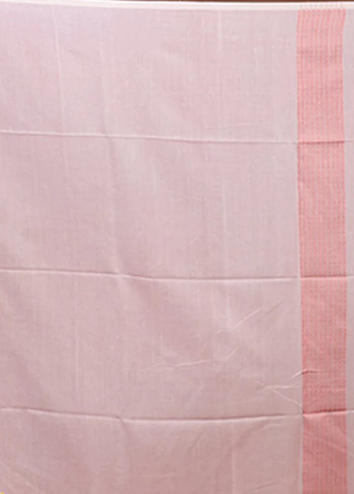 Pink Matka Silk Saree With Blouse Piece - Image 5