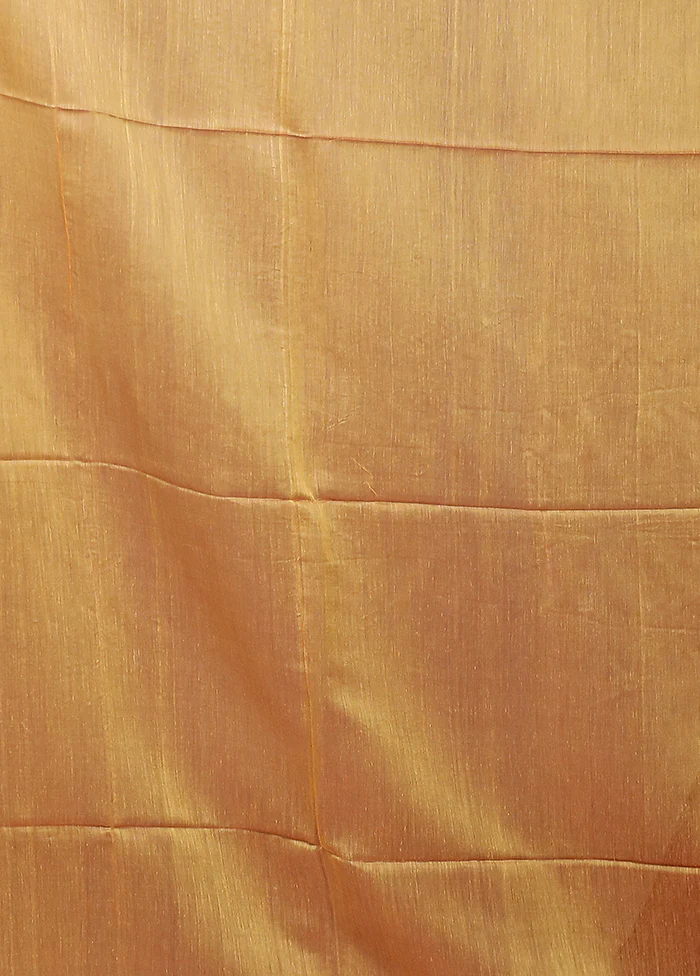Pink Matka Silk Saree With Blouse Piece - Image 5