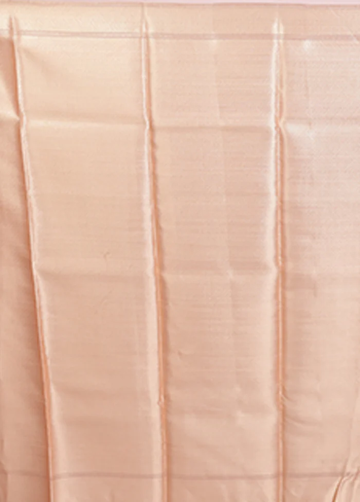 Pink Organza Saree With Blouse Piece - Image 5