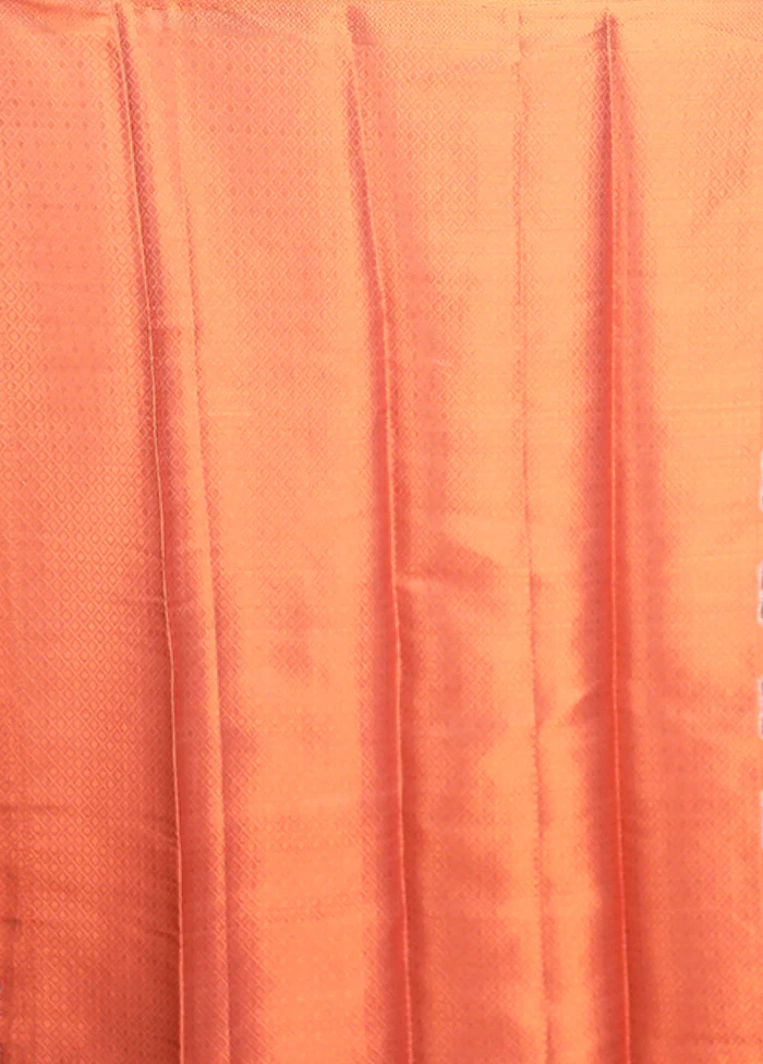 Pink Organza Saree With Blouse Piece - Image 5