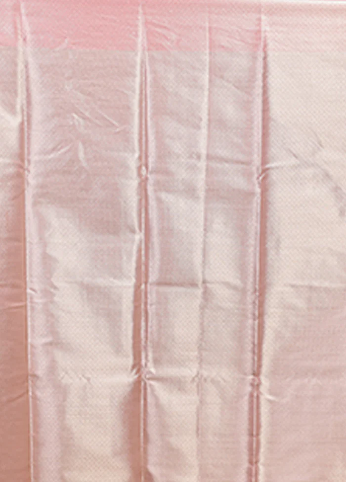 Pink Organza Saree With Blouse Piece