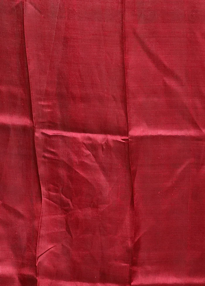 Pink Printed Pure Silk Saree Without Blouse Piece - Image 5
