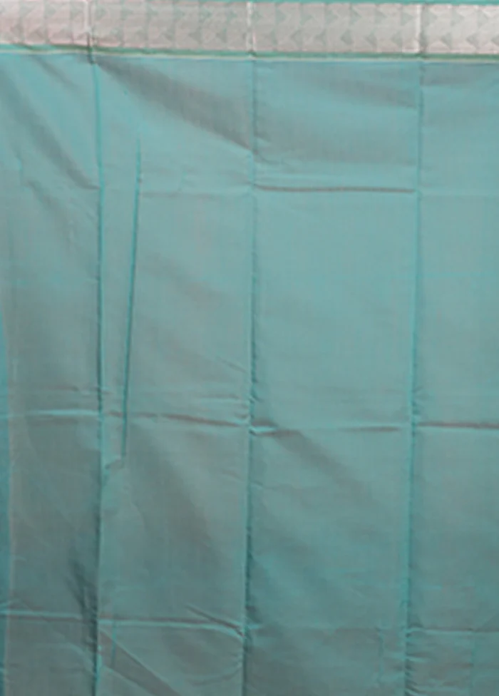 Pink Pure Cotton Saree With Blouse Piece - Image 5