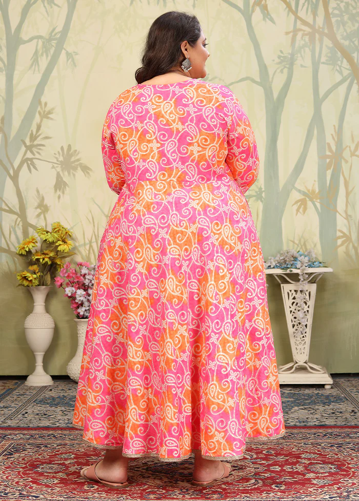 Pink Readymade Rayon Kurti - Image 3
