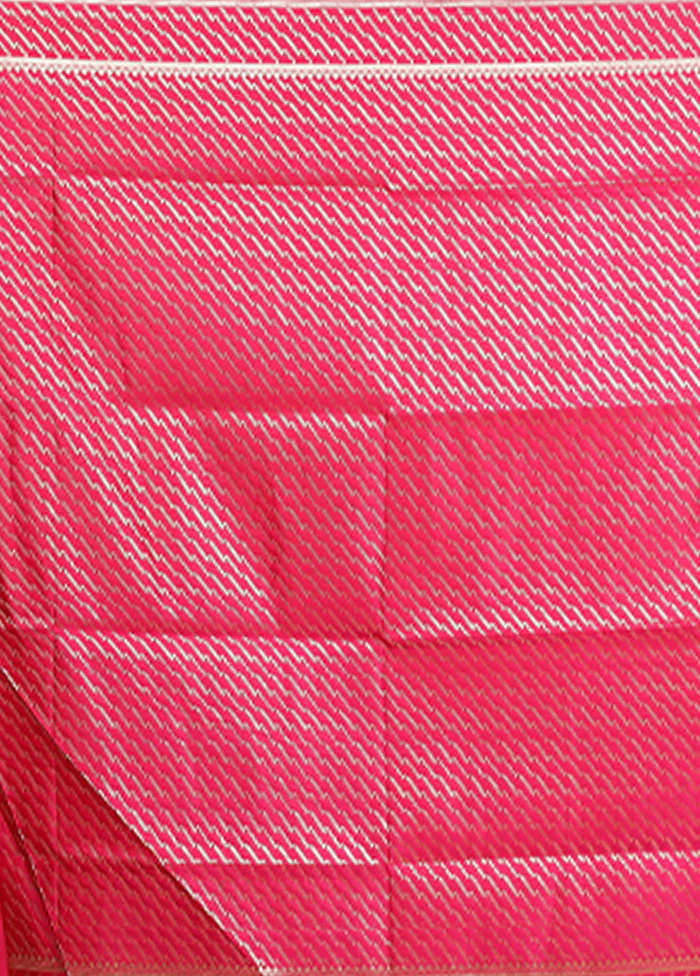 Purple Banarasi Silk Saree With Blouse Piece - Image 5
