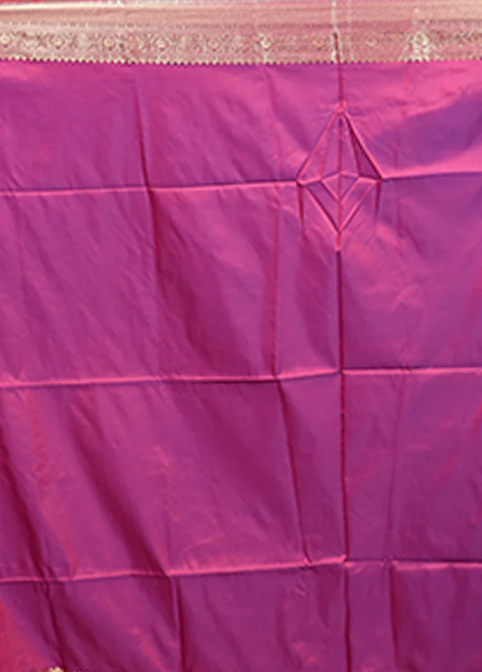 Brown Dupion Silk Saree With Blouse Piece - Image 5