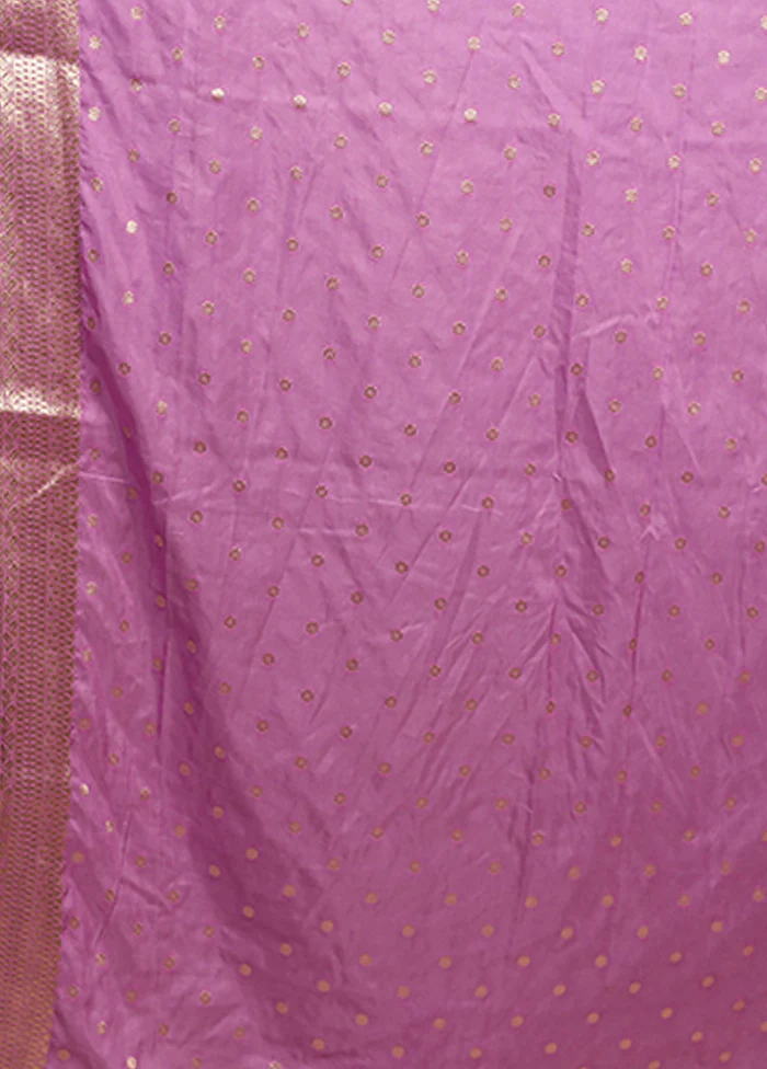 Purple Georgette Saree With Blouse Piece - Image 5