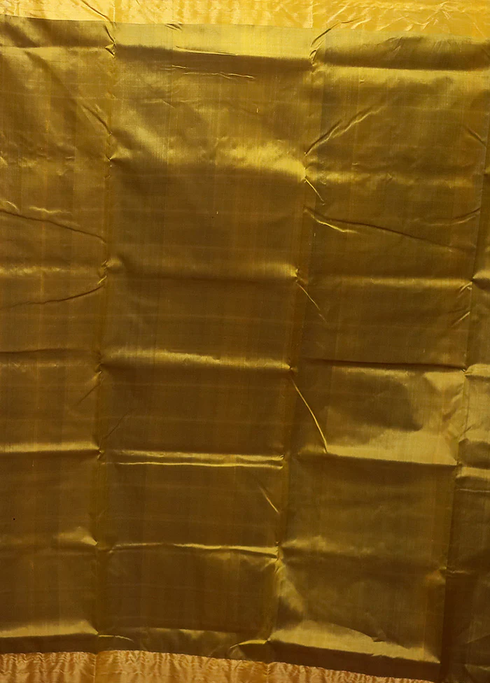 Purple Kalakshetra Silk Saree With Blouse Piece - Image 5