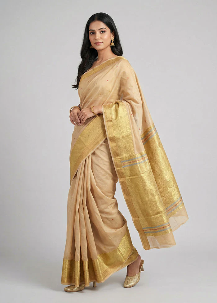Purple Kanjivaram Silk Saree With Blouse Piece